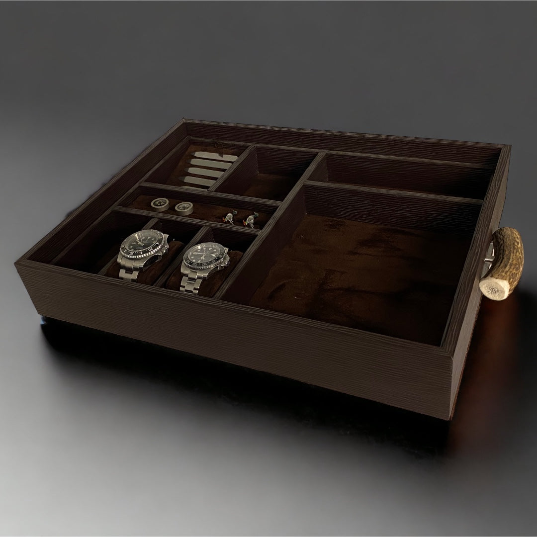 Vassoio portagioie per uomo: Organizza con stile la tua collezione di accessori maschili - Private Trunks"
