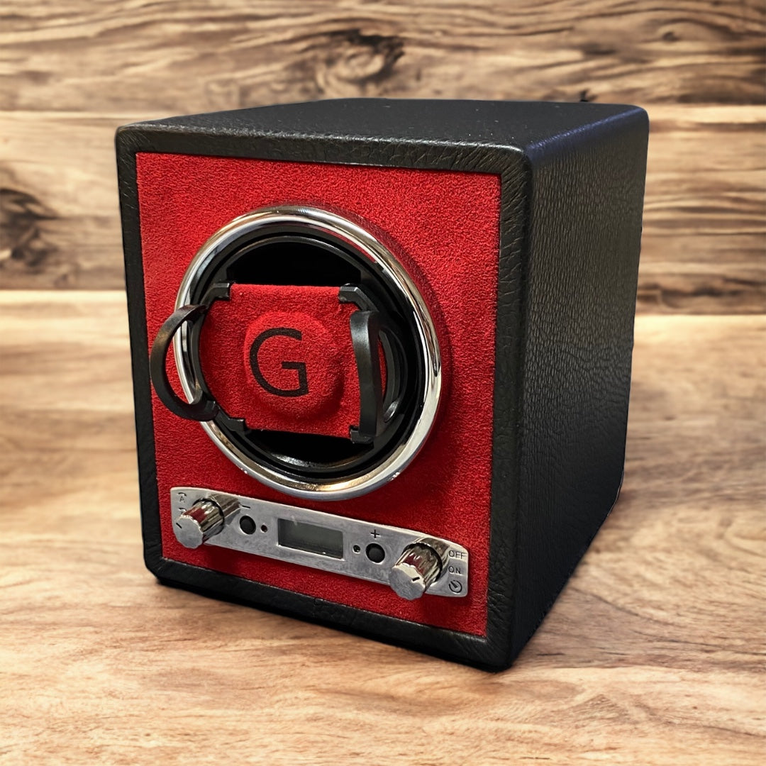 "Avvolgitore per Orologi Automatici in Vera Pelle: Private Trunks - Made in Italy"